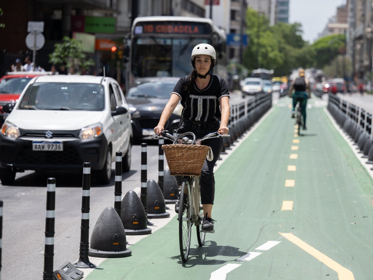 Bicisenda de 18 de Julio. Foto: IMM.