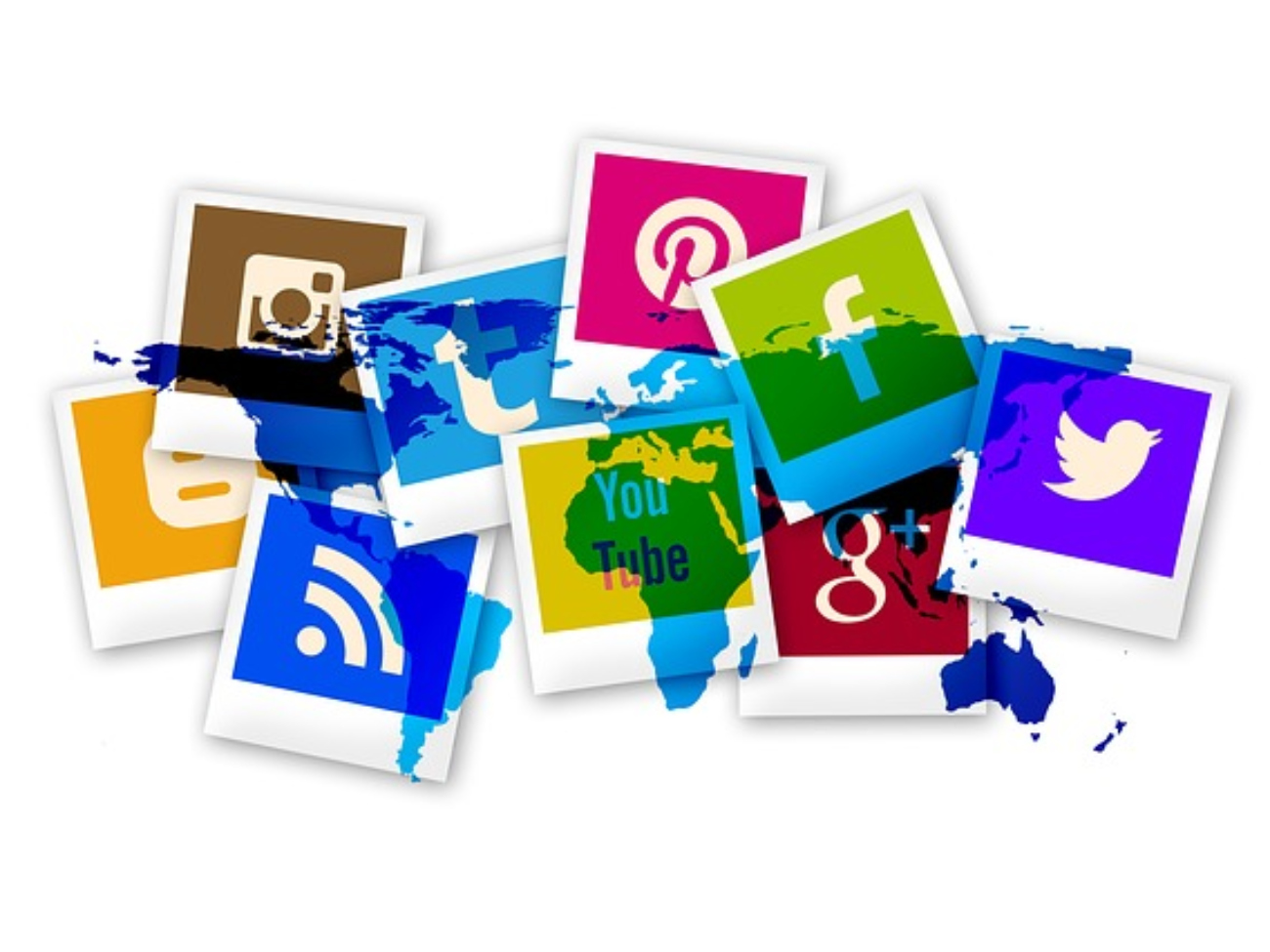 Logos de Redes Sociales. Foto: Wikipedia.