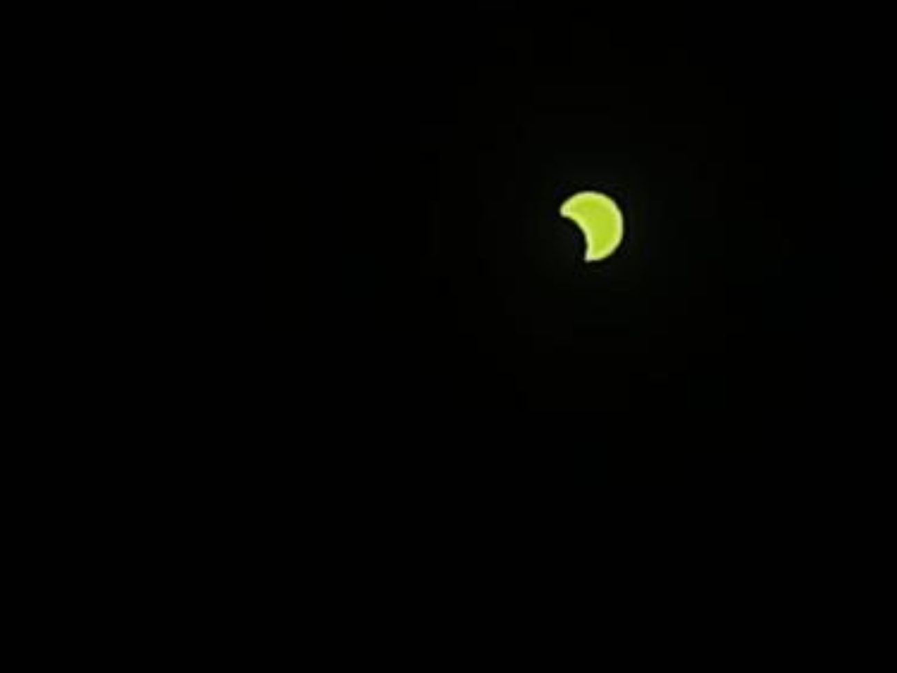 Eclipse en Uruguay. Foto: usuaria de Twitter Wilka Ronzoni